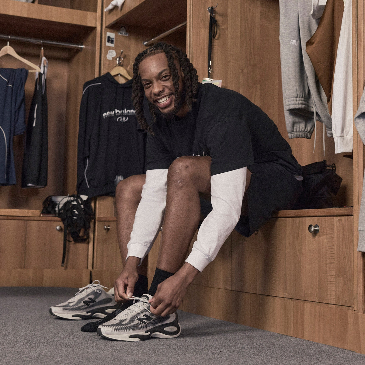 New Balance Mens Ac Runner - GREY MATTER (Wide)