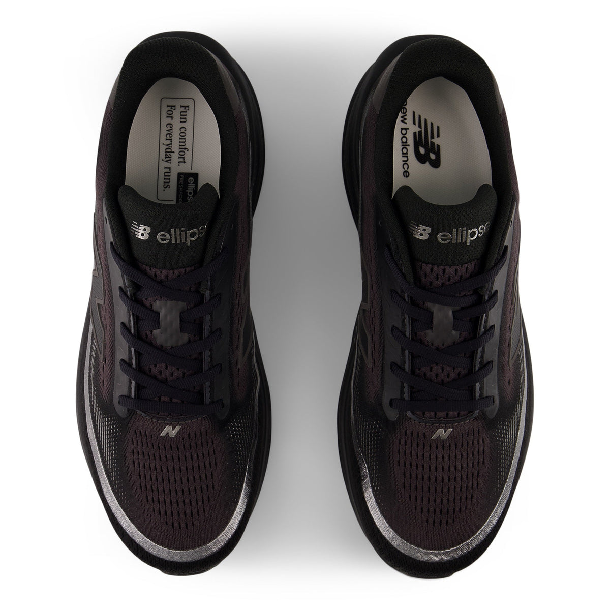 New Balance Mens Ellipse - BLACK (Extra Wide)