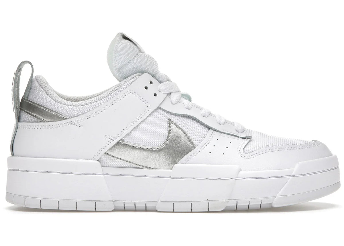 Nike Dunk Low Disrupt White Silver (Women's)