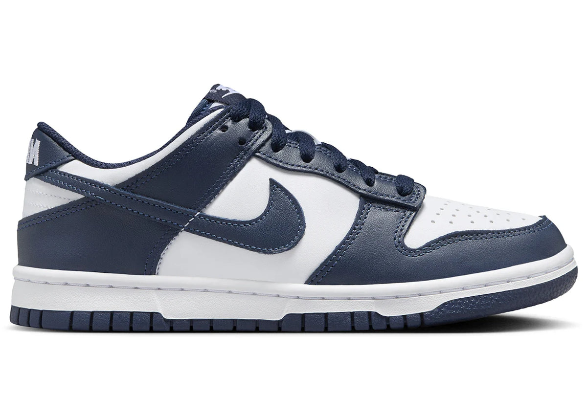 Nike Dunk Low White Midnight Navy (GS)