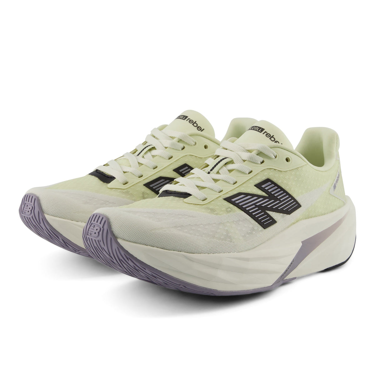 New Balance Womens Fuelcell Rebel V5 - PISTACHIO BUTTER (Wide)