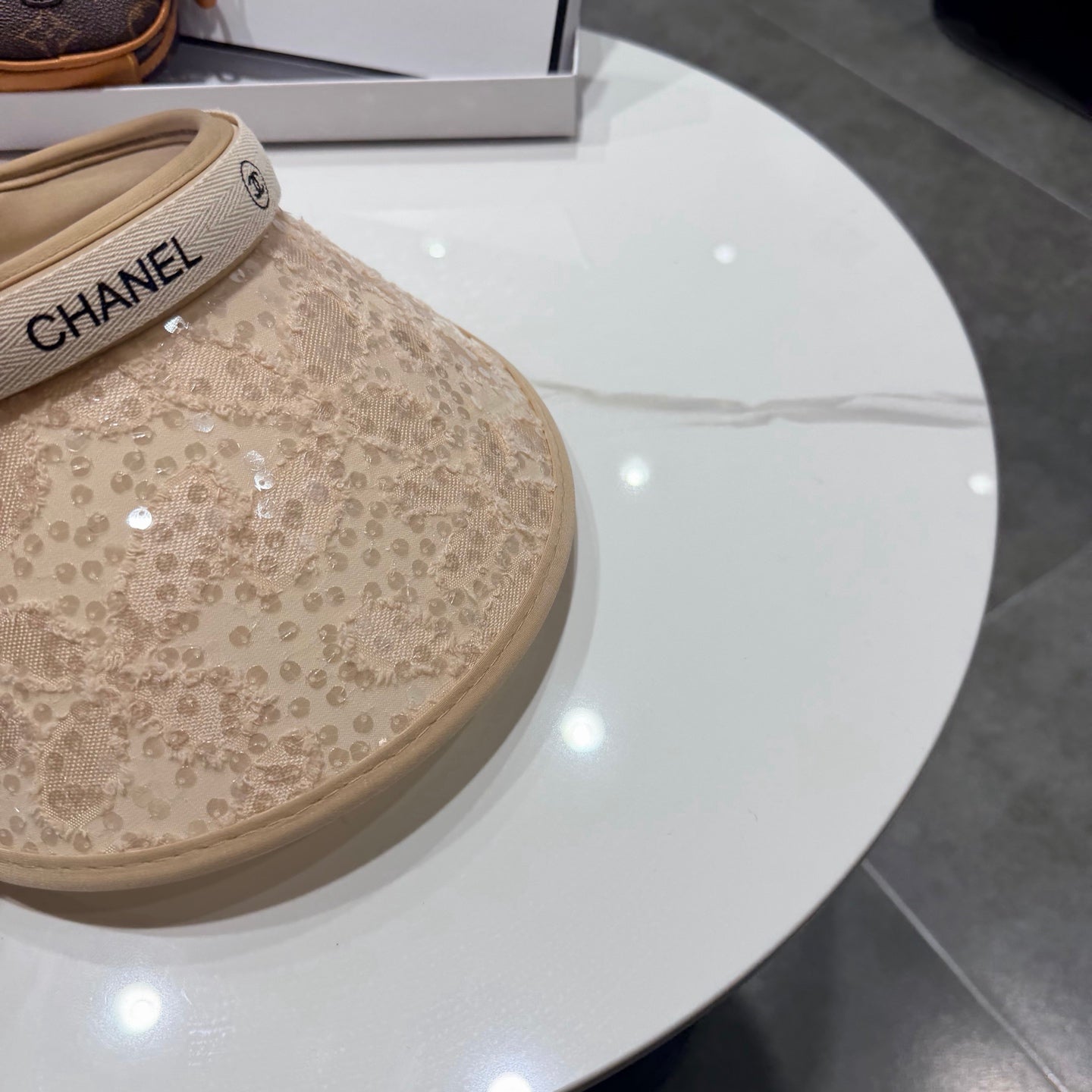Chanel Sequin Sun Hat