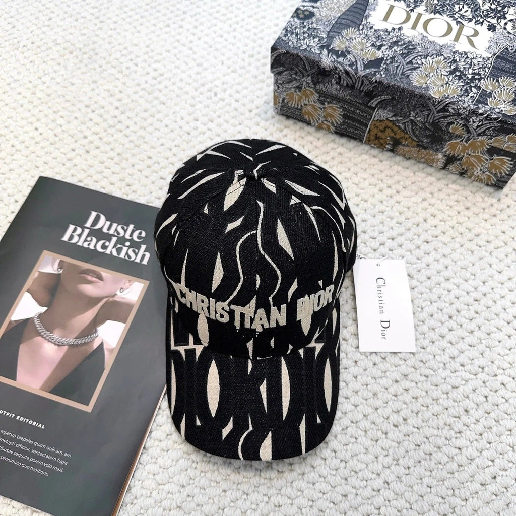 CD Monogram Baseball Cap Signature Paris Logo Hat New With Tag 268975