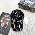 CD Monogram Baseball Cap Signature Paris Logo Hat New With Tag 268975
