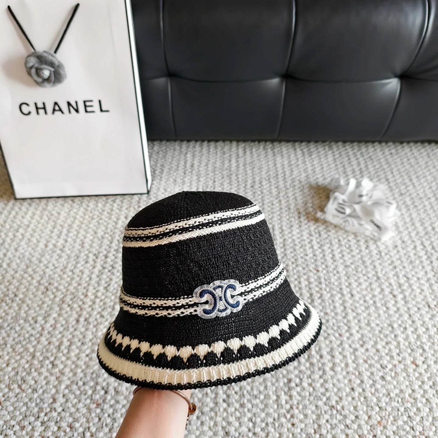 Celine Bucket Hat Wool 240675