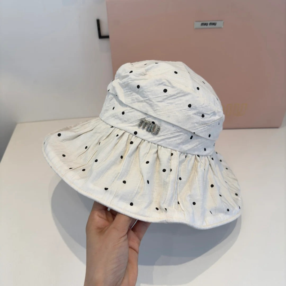Miu Miu Polka-dot Bucket Hat 220887