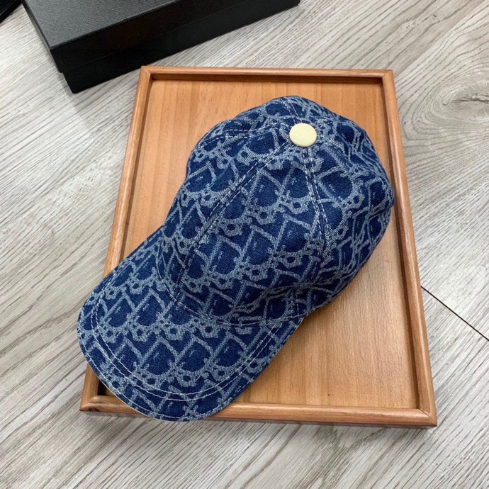 CD Denim Oblique Hat Cotton 262219