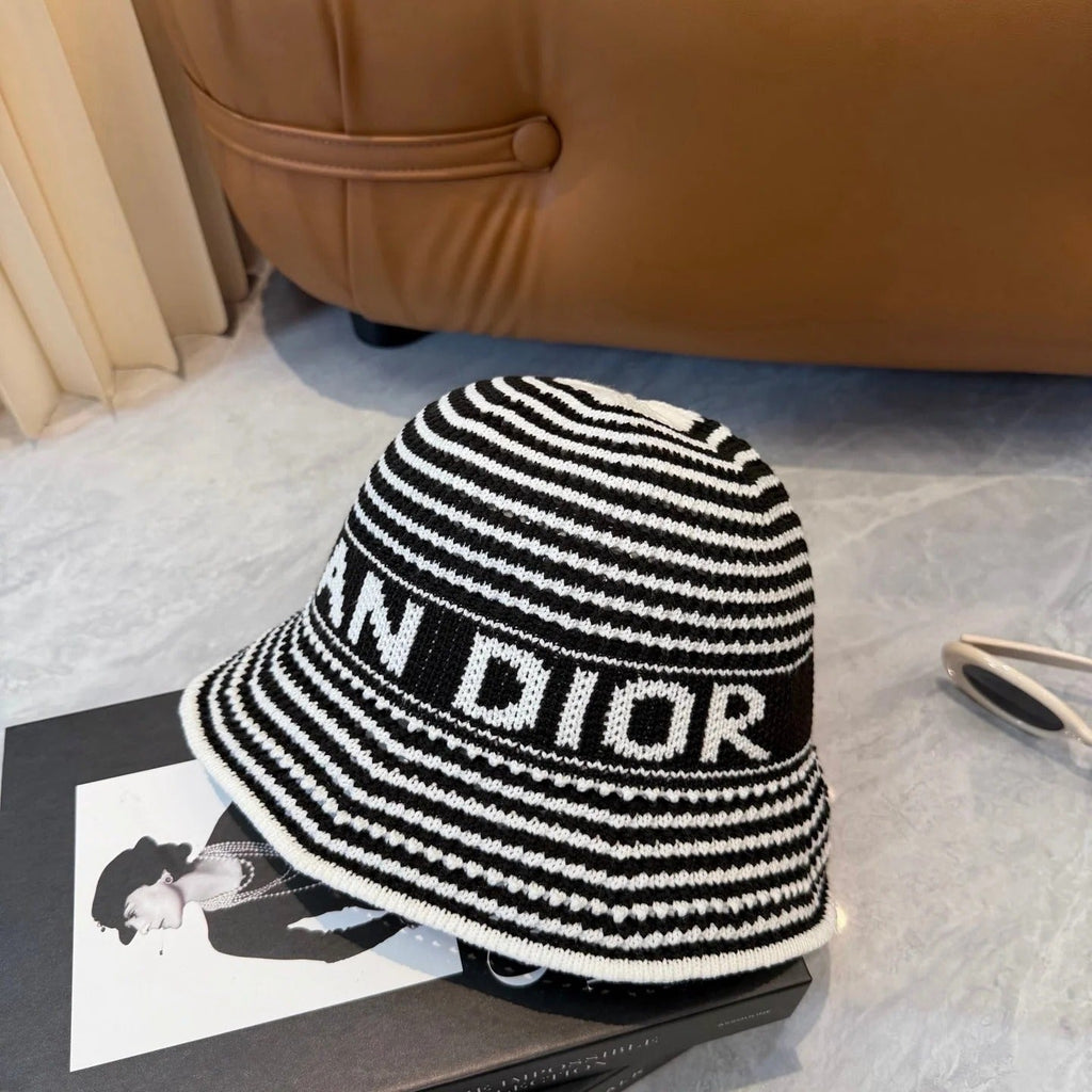Dior Striped Bucket Hat 3 Colors 237182