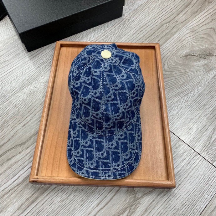 CD Denim Oblique Hat Cotton 262219