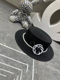 CC Straw Hat With Flower 262141