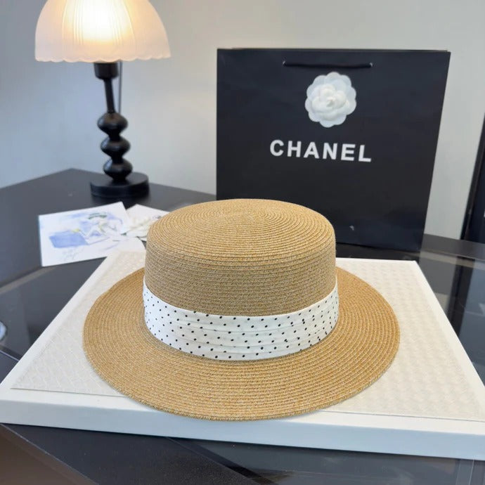 CC Flat-top Straw Hat 262178