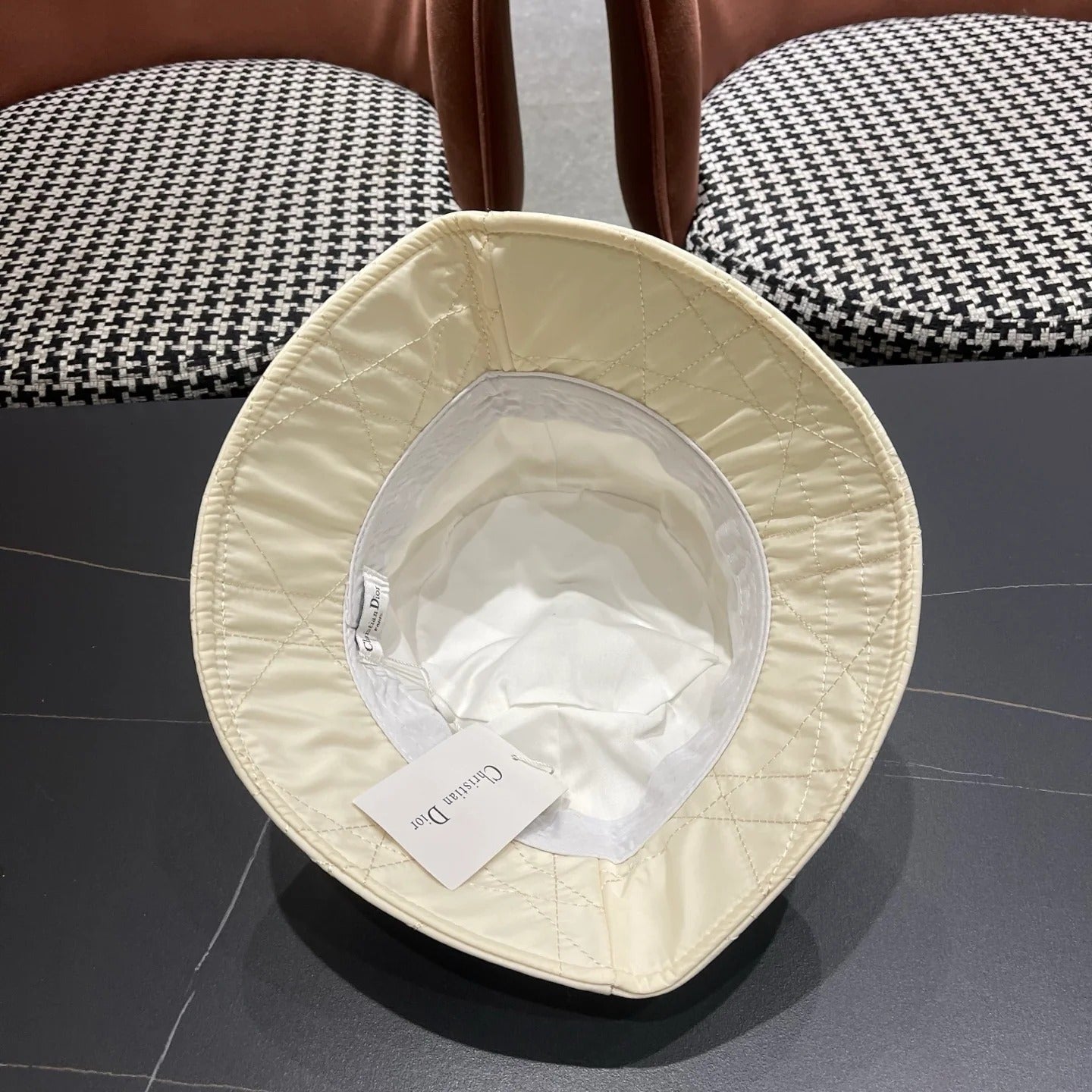 Dior Quilted Bucket Hat 221105