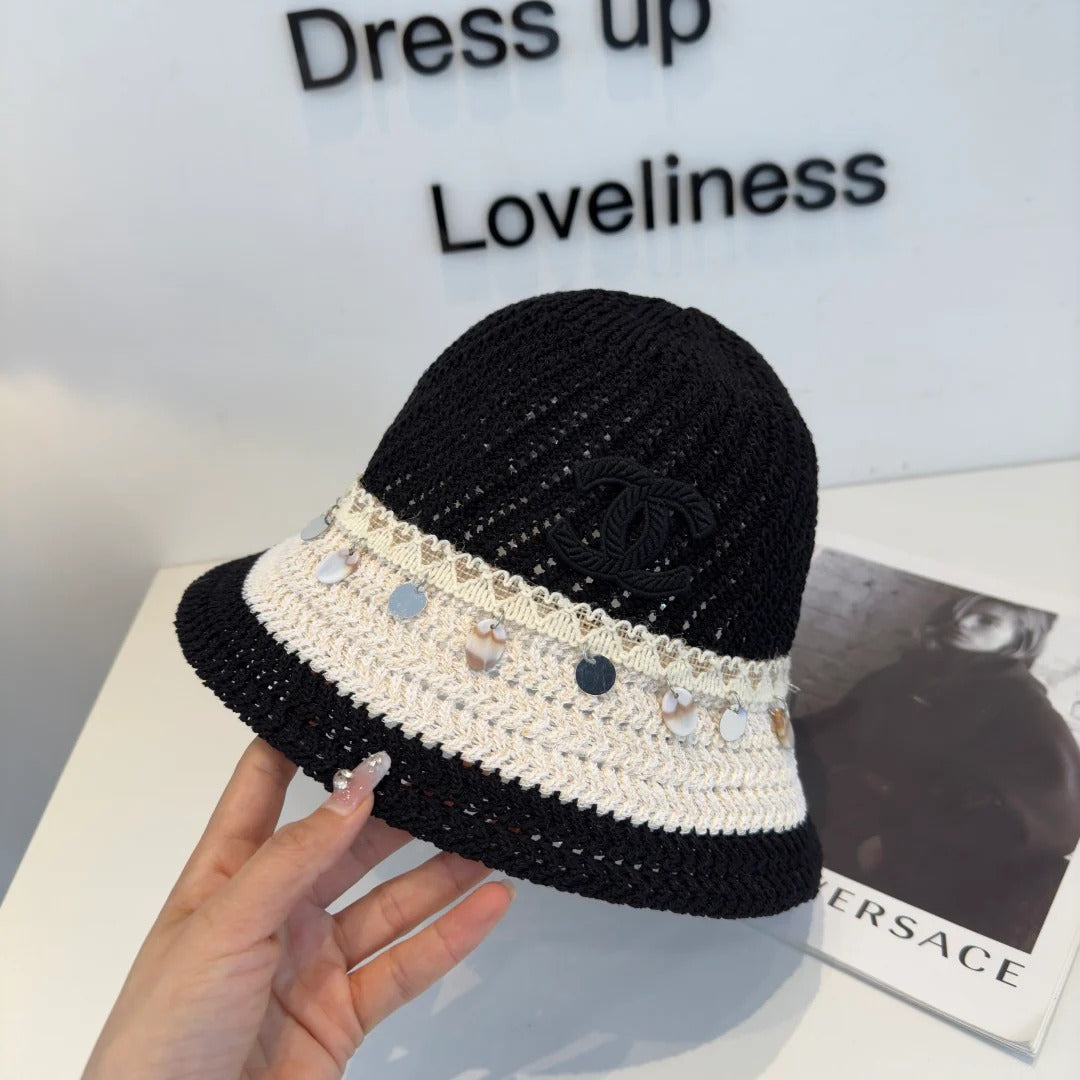Chanel Knitted Bucket Hat 220884