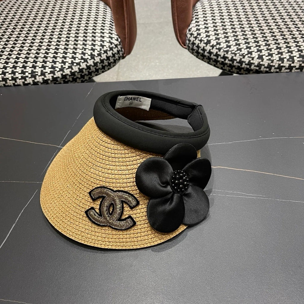 Chanel Straw Sun Hat 196007