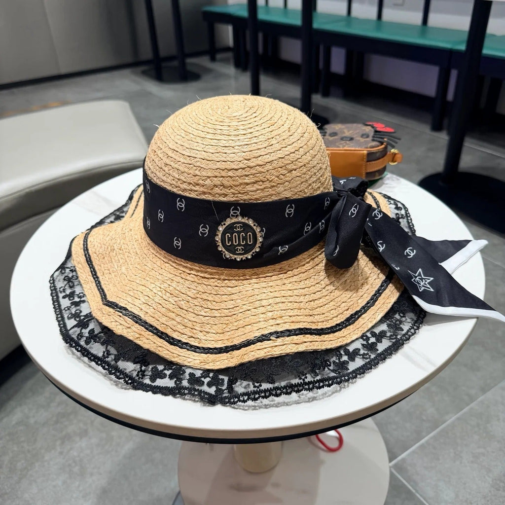 Chanel Sun Hat Raffia 219142