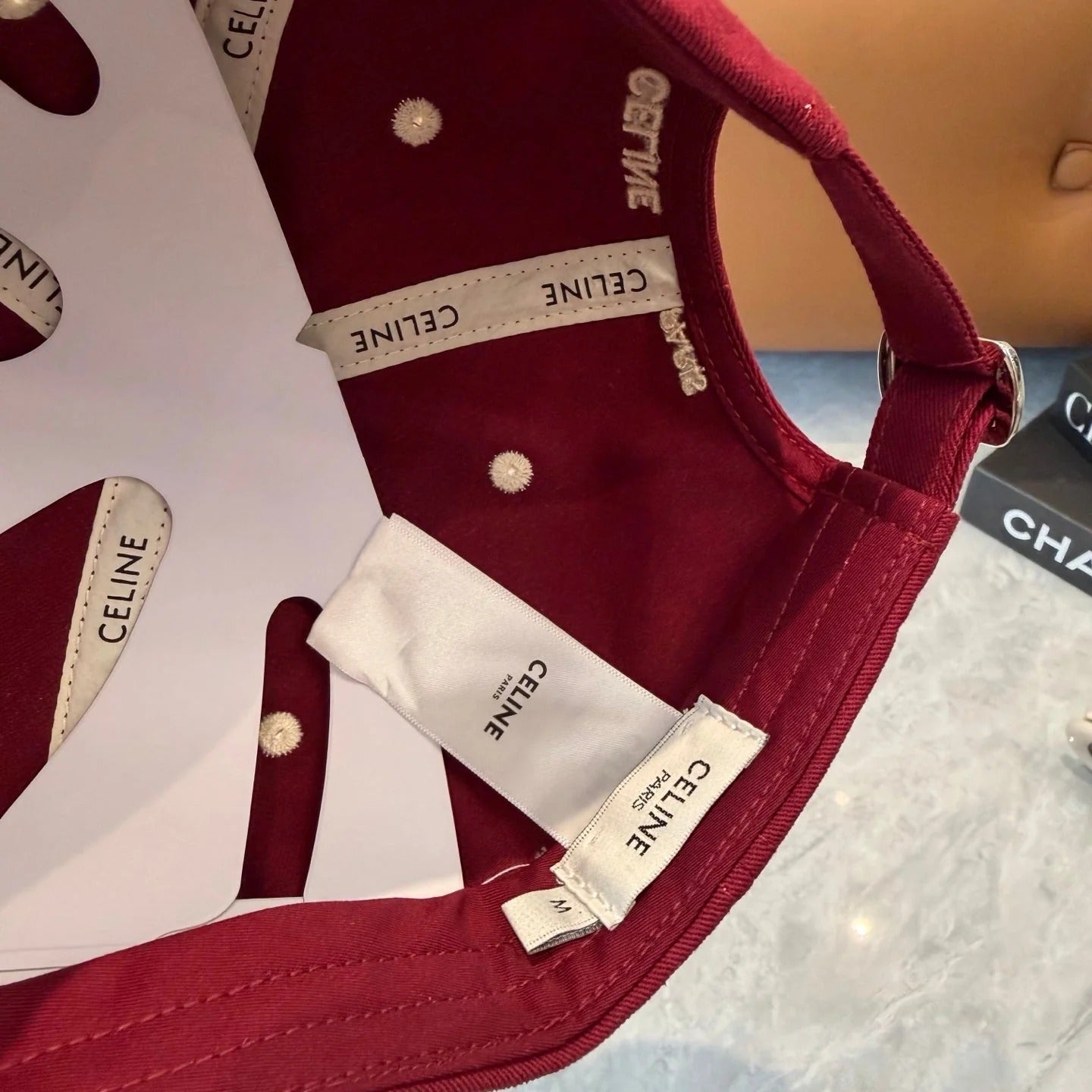 Celine Baseball Cap Cotton 240644