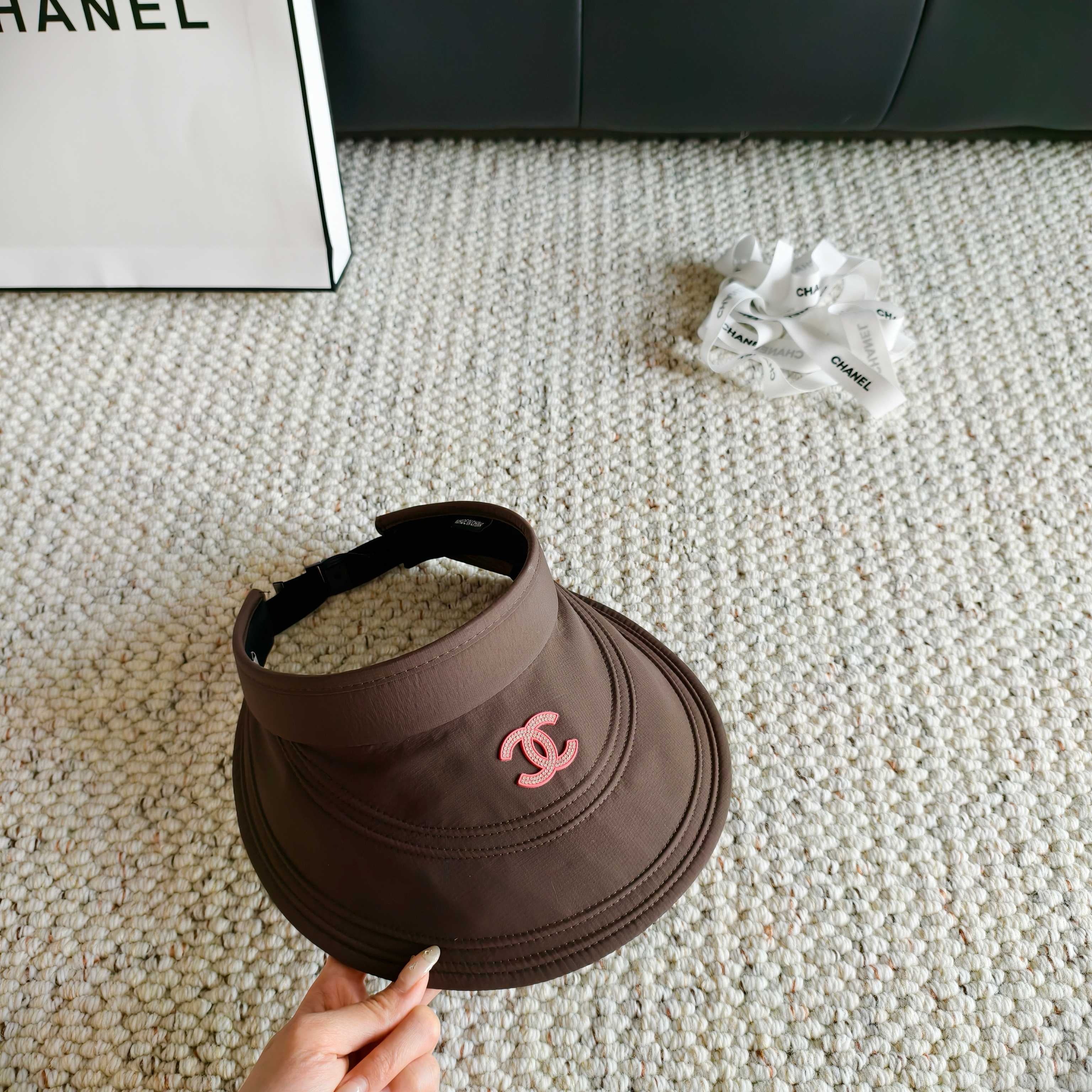Chanel Sun Hat with Visor Cotton 237186