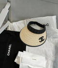 CC Straw Fabric Visor Cap 212940