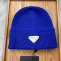 BEANIIE HAT IN AZURE BLUE WOOL 335033