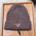 BEANIE HAT IN RED BROWN WOOL 332398 (Copy)
