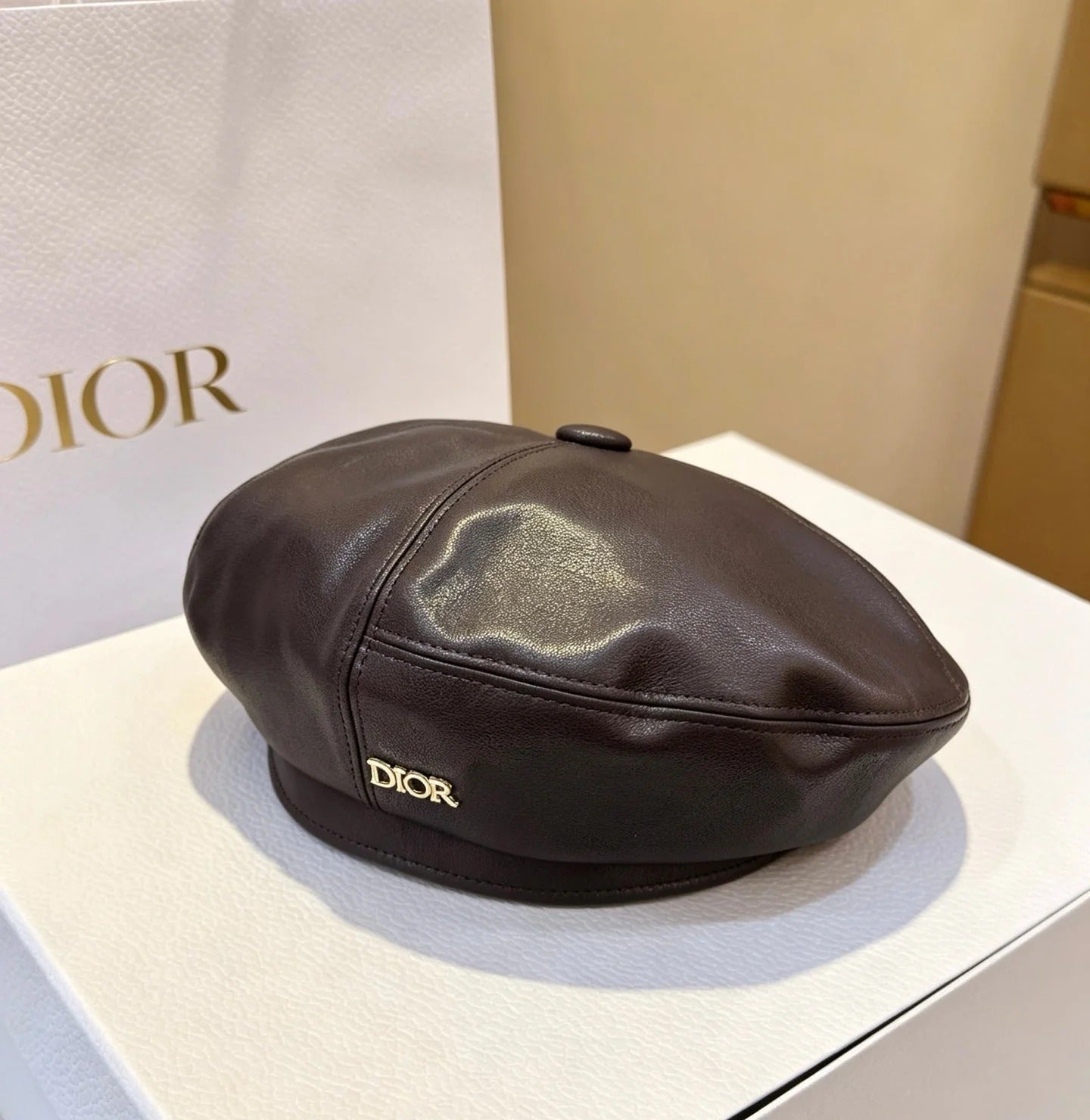 CD Beret Leather 212928
