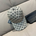 Chanel Baseball Cap With CC Logo Pattern Cotton 237259