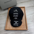 Balenciaga Embroidered Distressed Cotton-twill Baseball Cap 240575