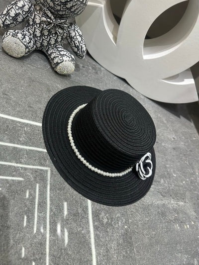 CC Straw Hat With Flower 262141