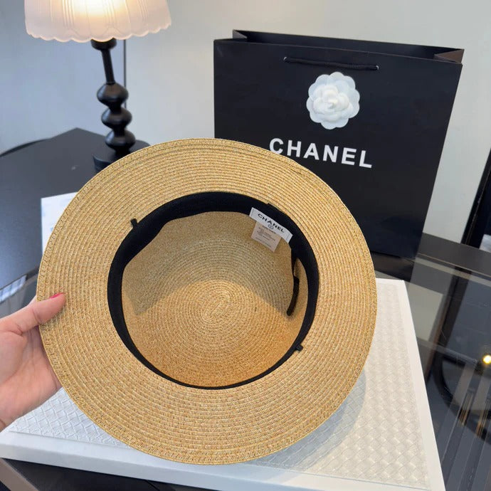 CC Flat-top Straw Hat 262178