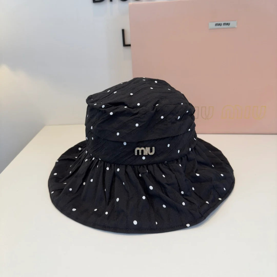 Miu Miu Polka-dot Bucket Hat 220887