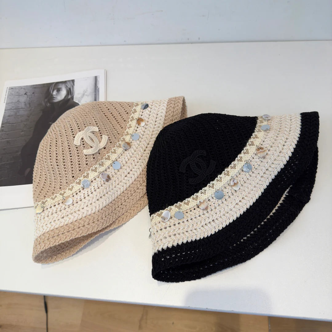 Chanel Knitted Bucket Hat 220884