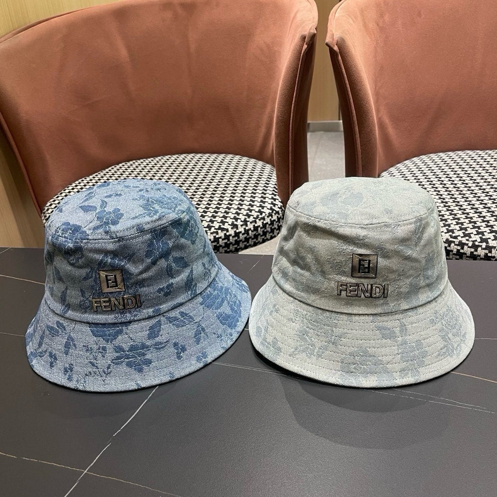 Fendi Embroidered Logo Bucket Hat 221107