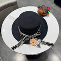 Balenciaga Flat-top Straw Hat 219134