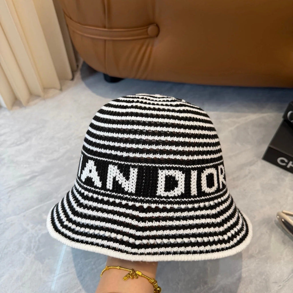 Dior Striped Bucket Hat 3 Colors 237182