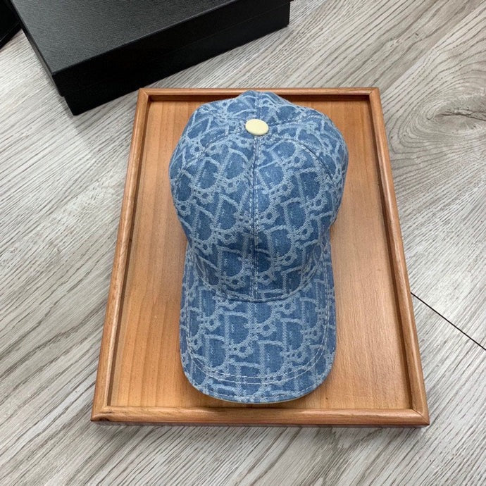 CD Denim Oblique Hat Cotton 262219
