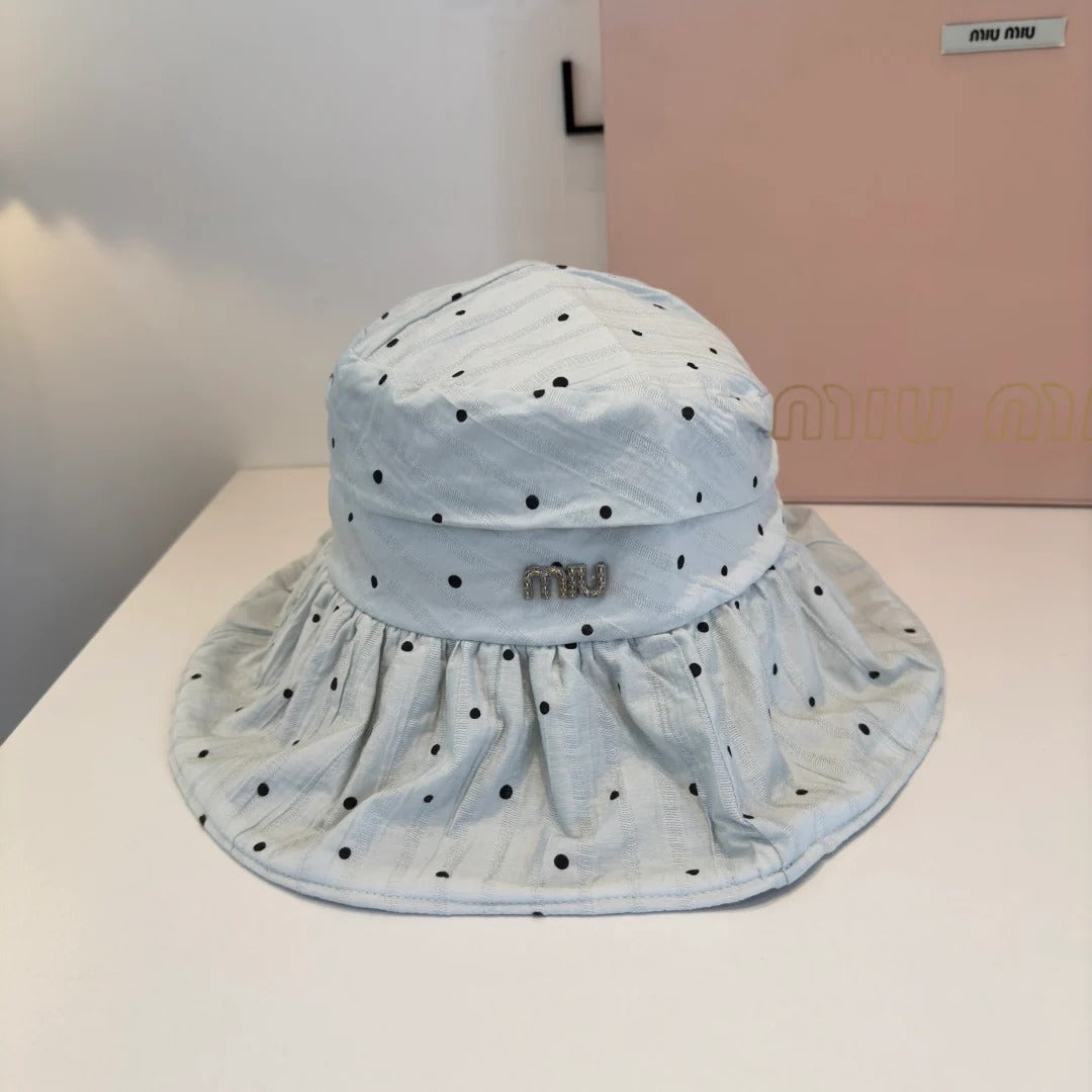 Miu Miu Polka-dot Bucket Hat 220887