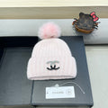 BEANIE HAT IN LIGHT PINK WOOL 426232