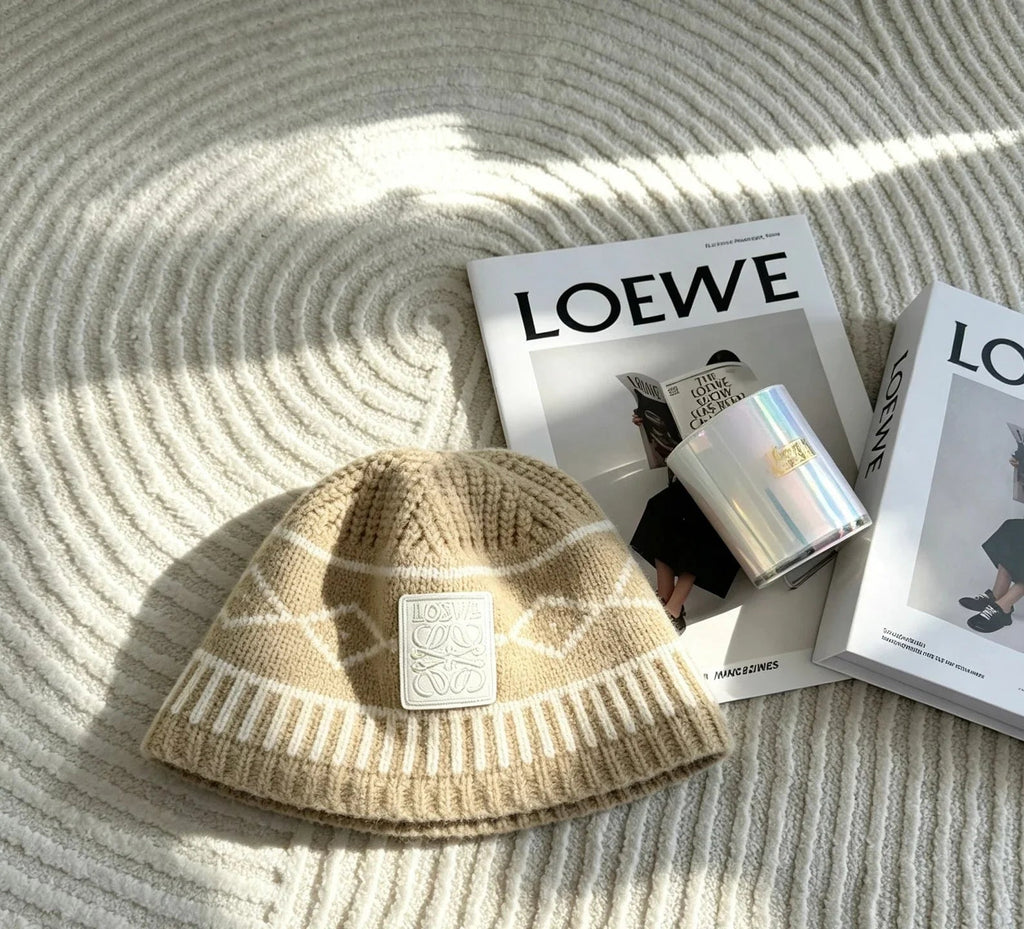 Loew Jacquard Knit Bucket Hat 212901