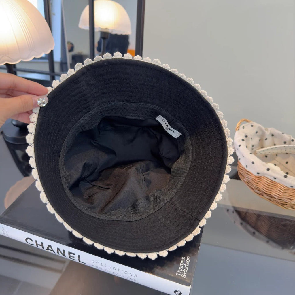 Chanel Lace Sun Hat 196101