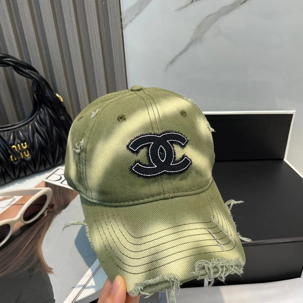BASEBALL HAT IN OLIVE GRAY JEAN 672990