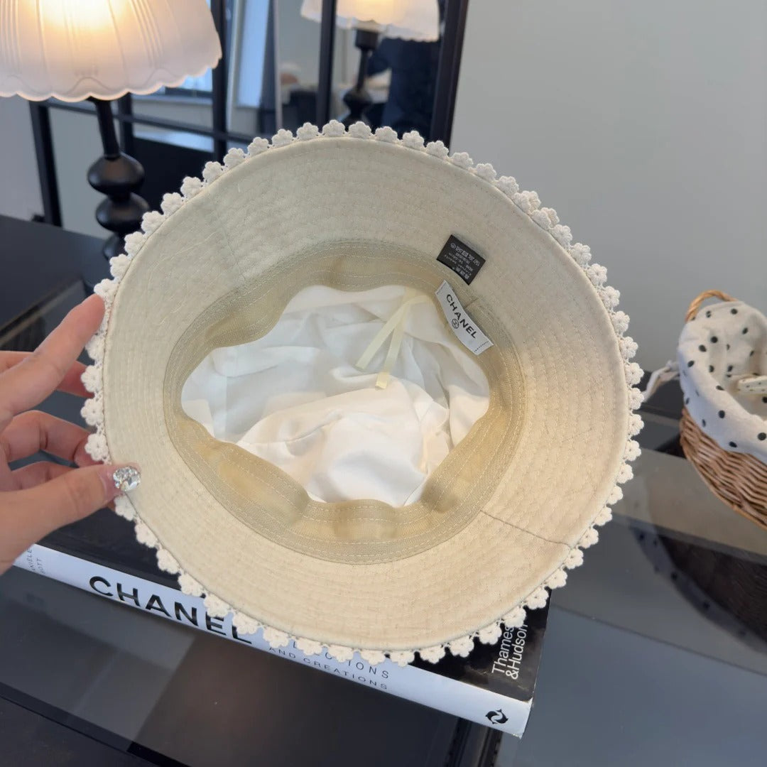 Chanel Lace Sun Hat 196101
