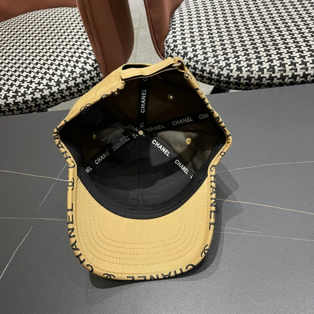 BASEBALL HAT YELLOW WITH LETTERING TRIM 672539