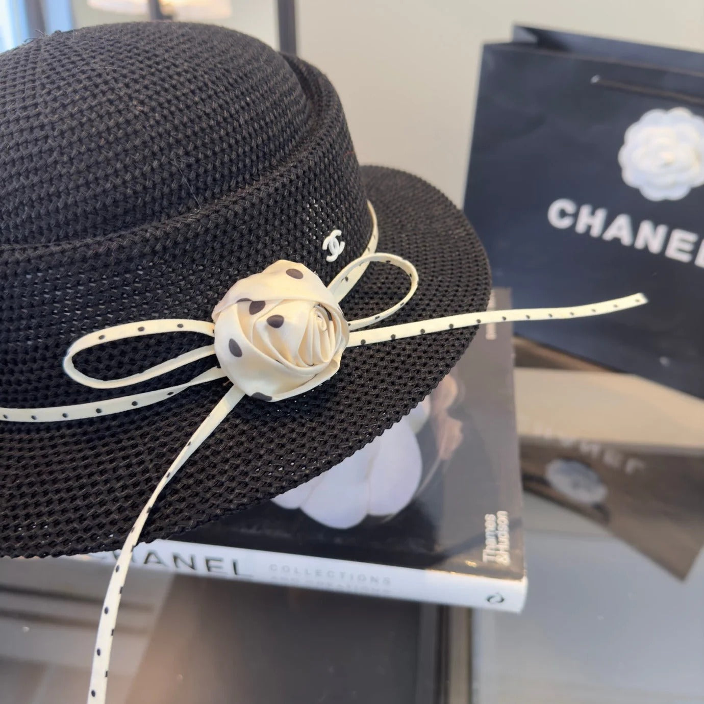 CC Bucket Hat Straw 279621