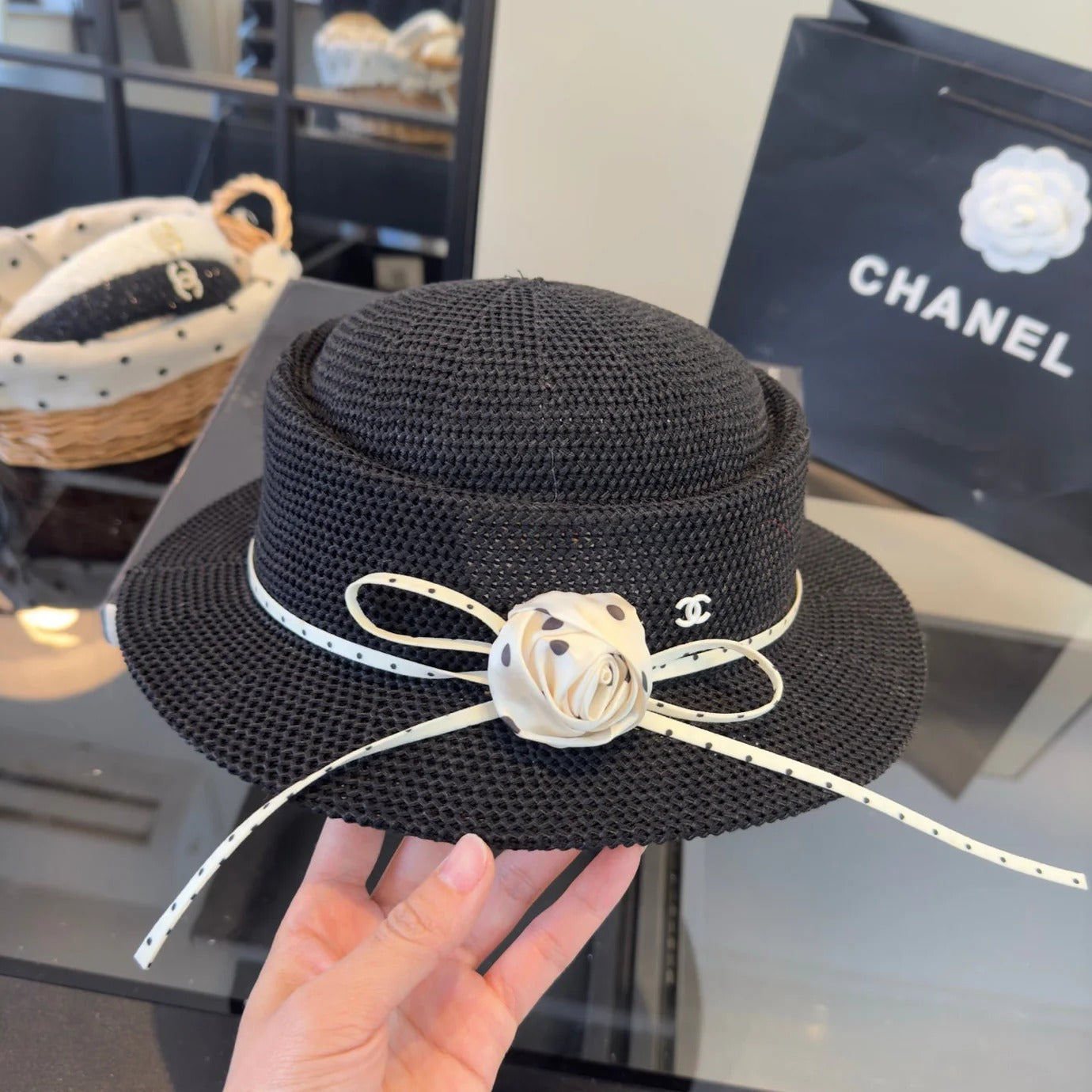 CC Bucket Hat Straw 279621