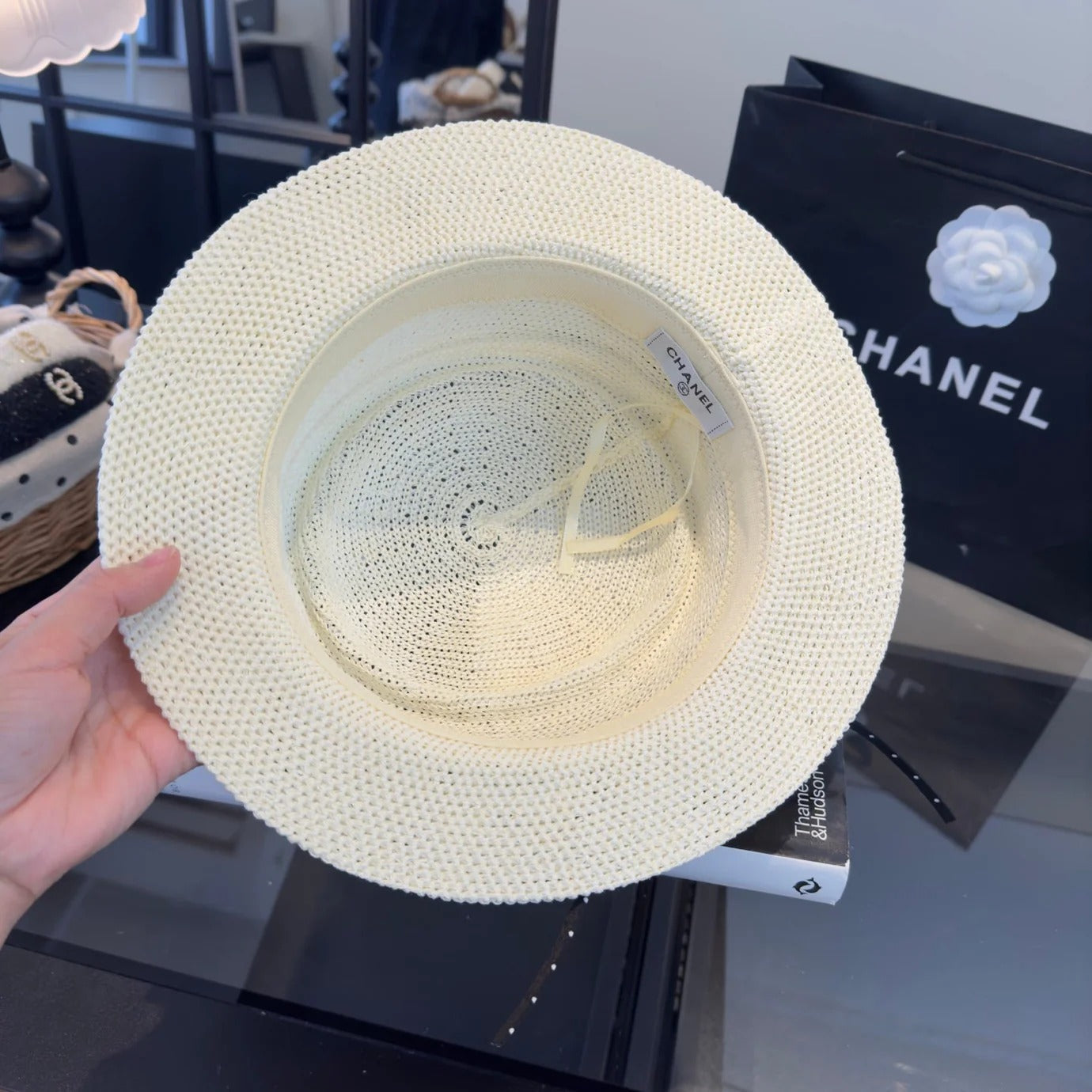 CC Bucket Hat Straw 279621