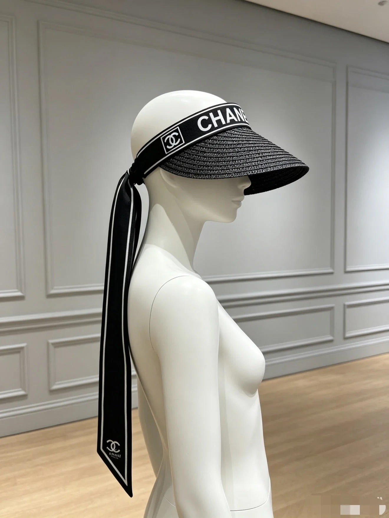 CC Visor Hat With Bow Detail 280793