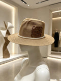 Loew Straw Hat With Pearl and Logo 280797