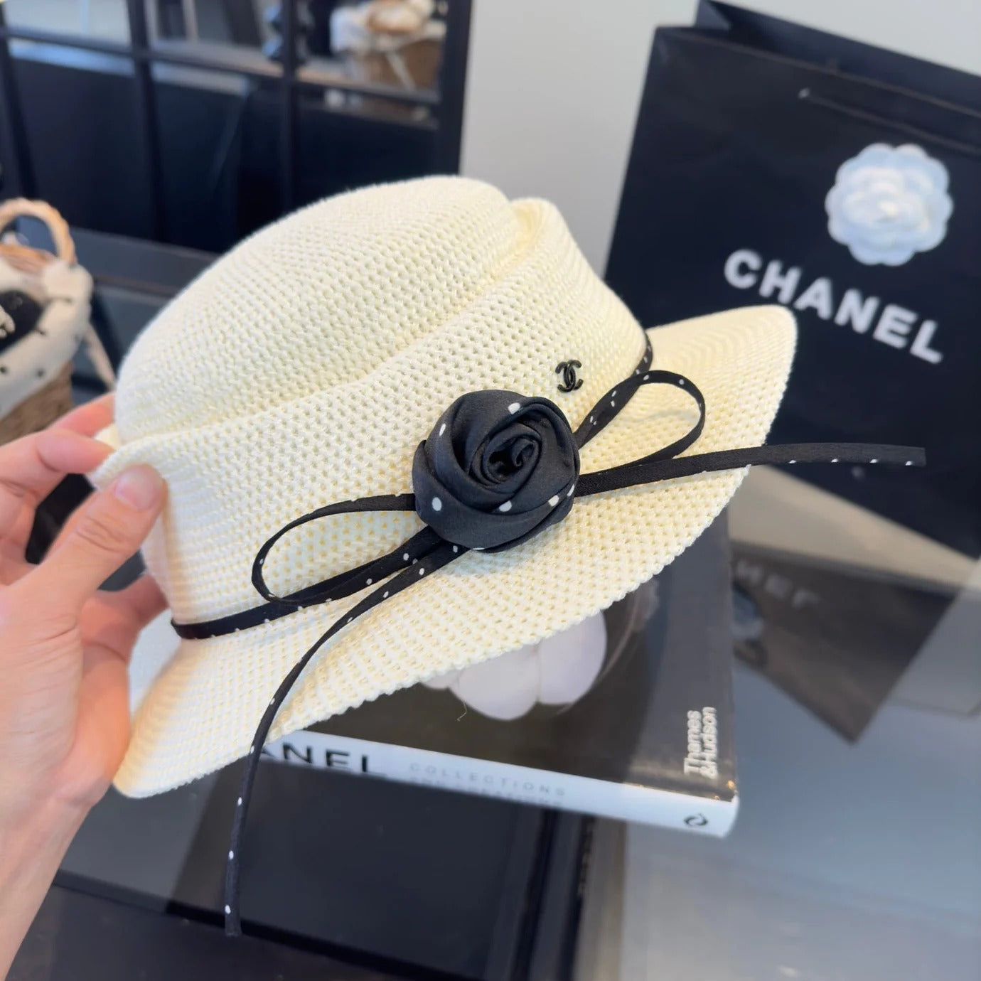 CC Bucket Hat Straw 279621