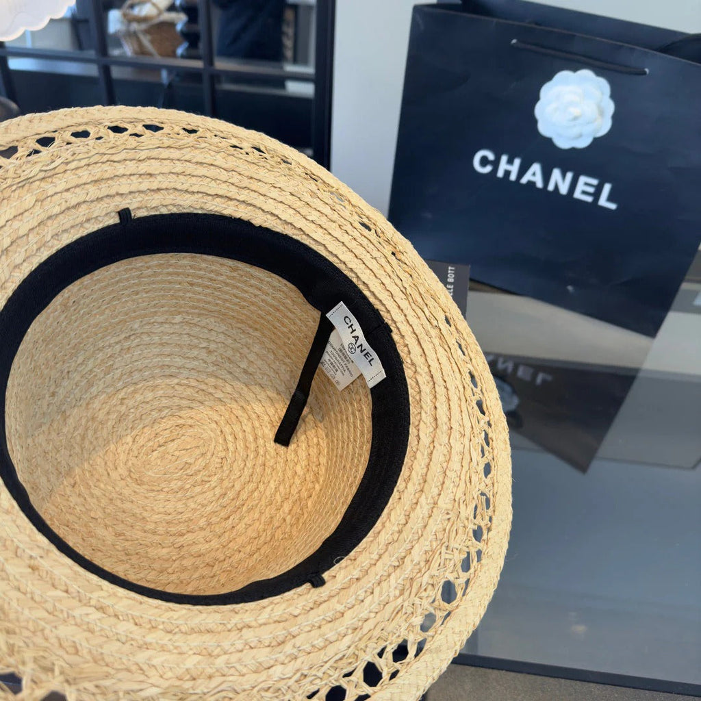 CC Bow-tie Straw Hat 279626