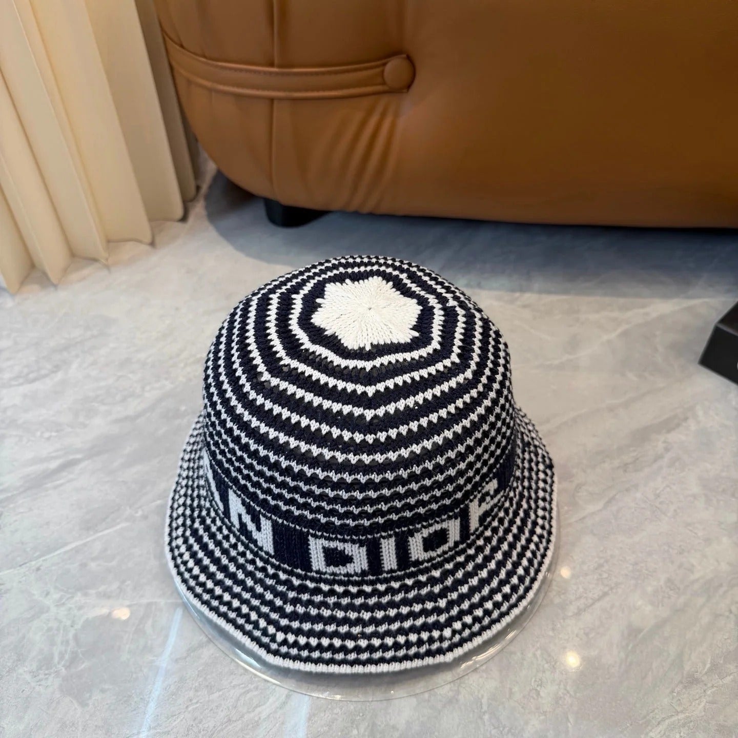 CD Striped Bucket Hat Wool 280840